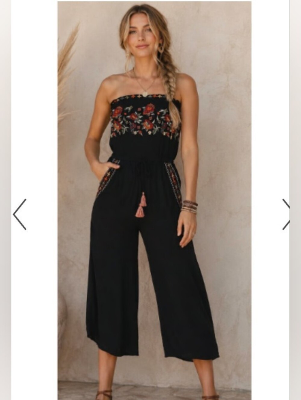 AE | Embroidered Jumpsuit - Picture 8 of 8